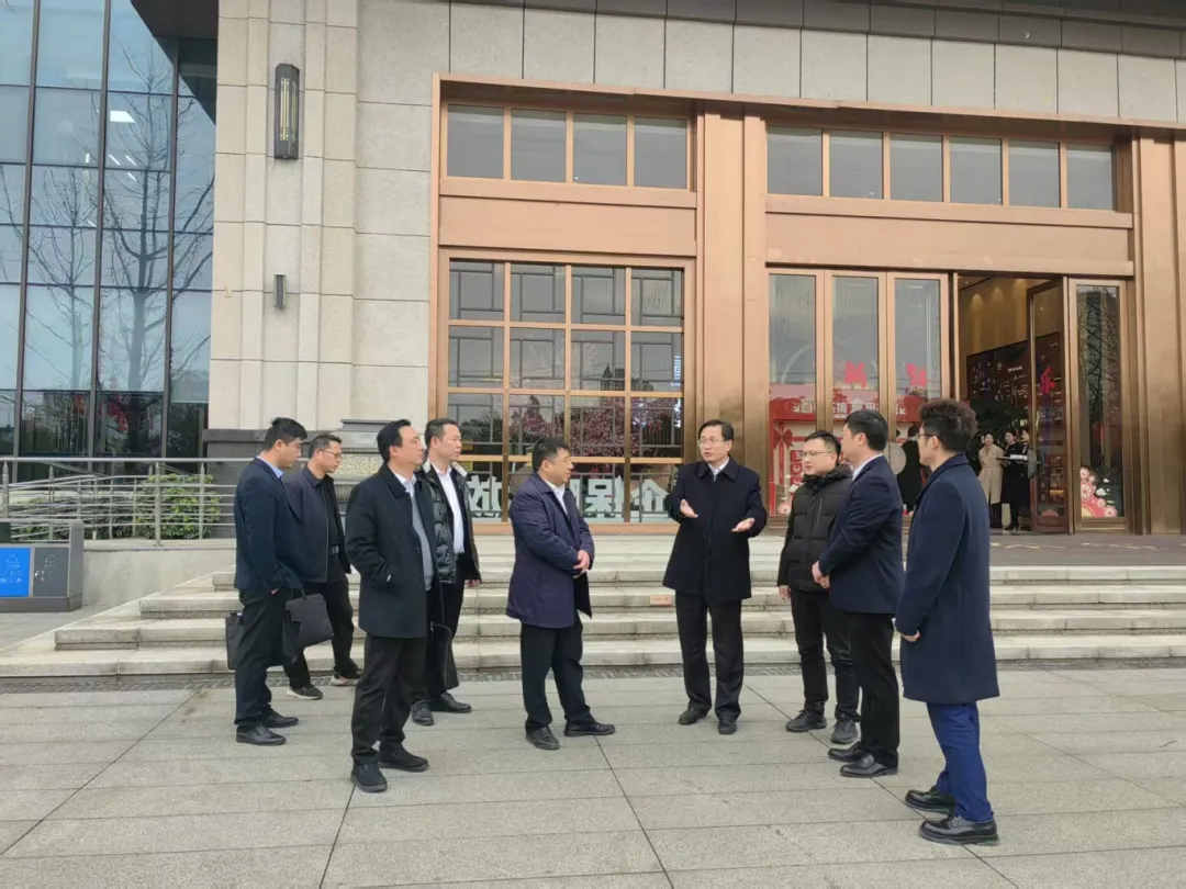 郴州市蘇仙區(qū)委書記吳文明帶隊走訪湖南建投·東璽臺