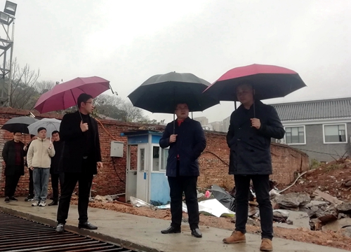 湖南建工地產(chǎn)黨委副書記、總經(jīng)理陽繼承調(diào)研在郴項目