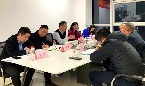 集團(tuán)黨委委員、副總經(jīng)理賀源調(diào)研馬欄山創(chuàng)意大廈項目