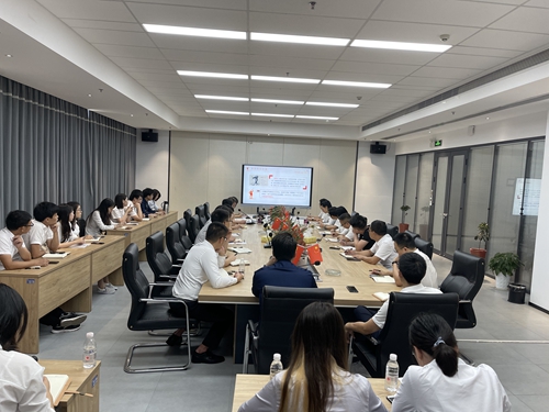 書記講黨課 | 湖南建工地產(chǎn)總經(jīng)理陽繼承為郴州項目公司上黨課
