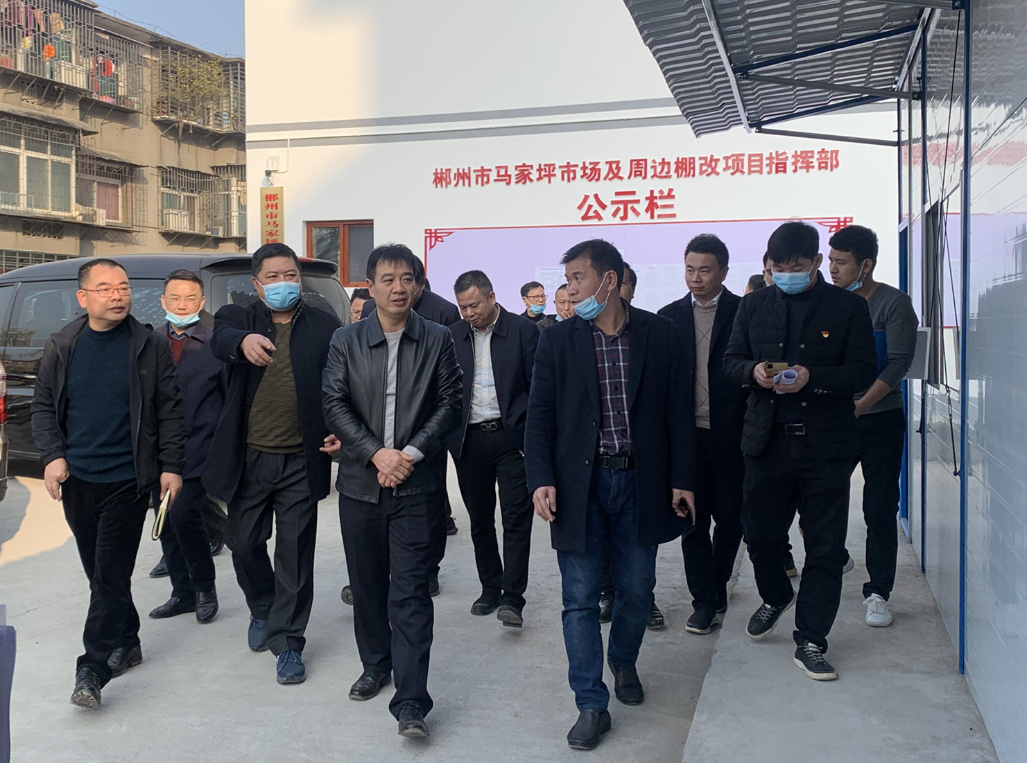 郴州市北湖區(qū)區(qū)委書記羅成輝到馬家坪棚改項目檢查指導(dǎo)工作