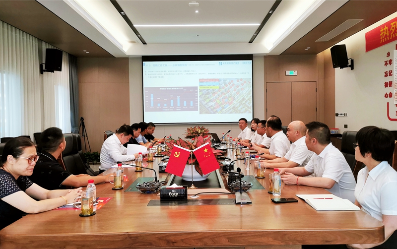 湘潭市副市長伍浩調(diào)研湖南建投·融城名著項目